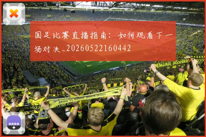 国足比赛直播指南：如何观看下一场对决_20260522160442